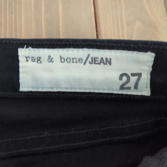 Rag & Bone Black High Rise Skinny Jeans SZ 27 - Picture 2 of 11